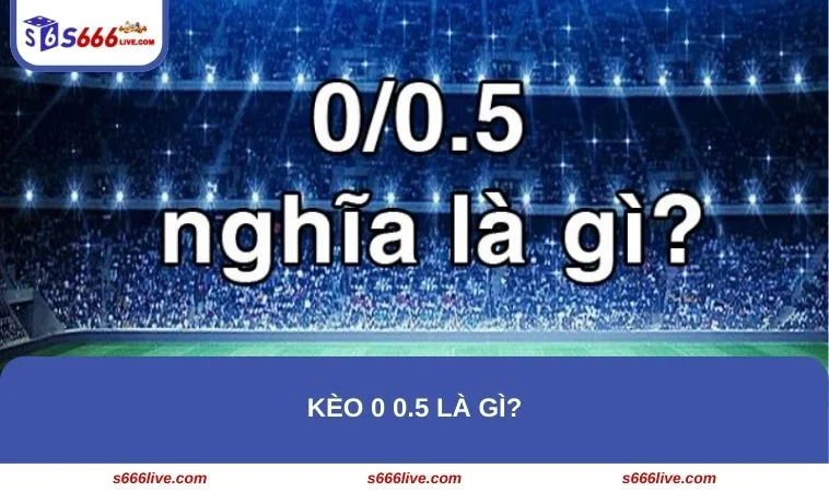 Kèo 0 0.5 - Khám Phá Chiến Lược Cá Cược Hiệu Quả Tại S666 301 Chia sẻ chi tiết về khái niệm kèo 0 0.5 cho tân binh