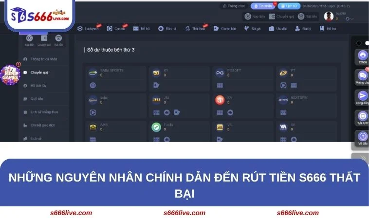 Rút Tiền S666 248 Tìm hiểu nguyên nhân rút tiền S666 thất bại và cách khắc phục đơn giản